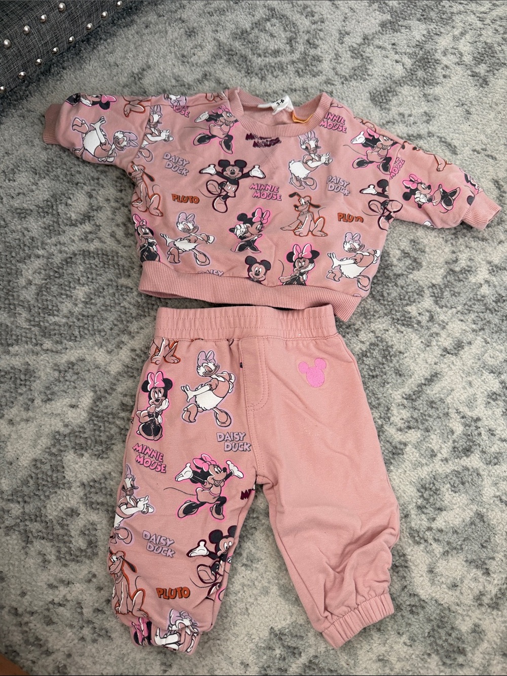 Cotton On Pink Minnie & Daisy Kids Matching Set